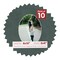 Dark Grey Suede Mat Board for 8x10 Frames - Oval Opening for 6x8 Photos